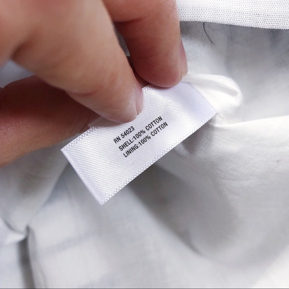 GAP • NWT pleated flounce skirt striped cotton white blue nautical coastal prep - Picture 8 of 8